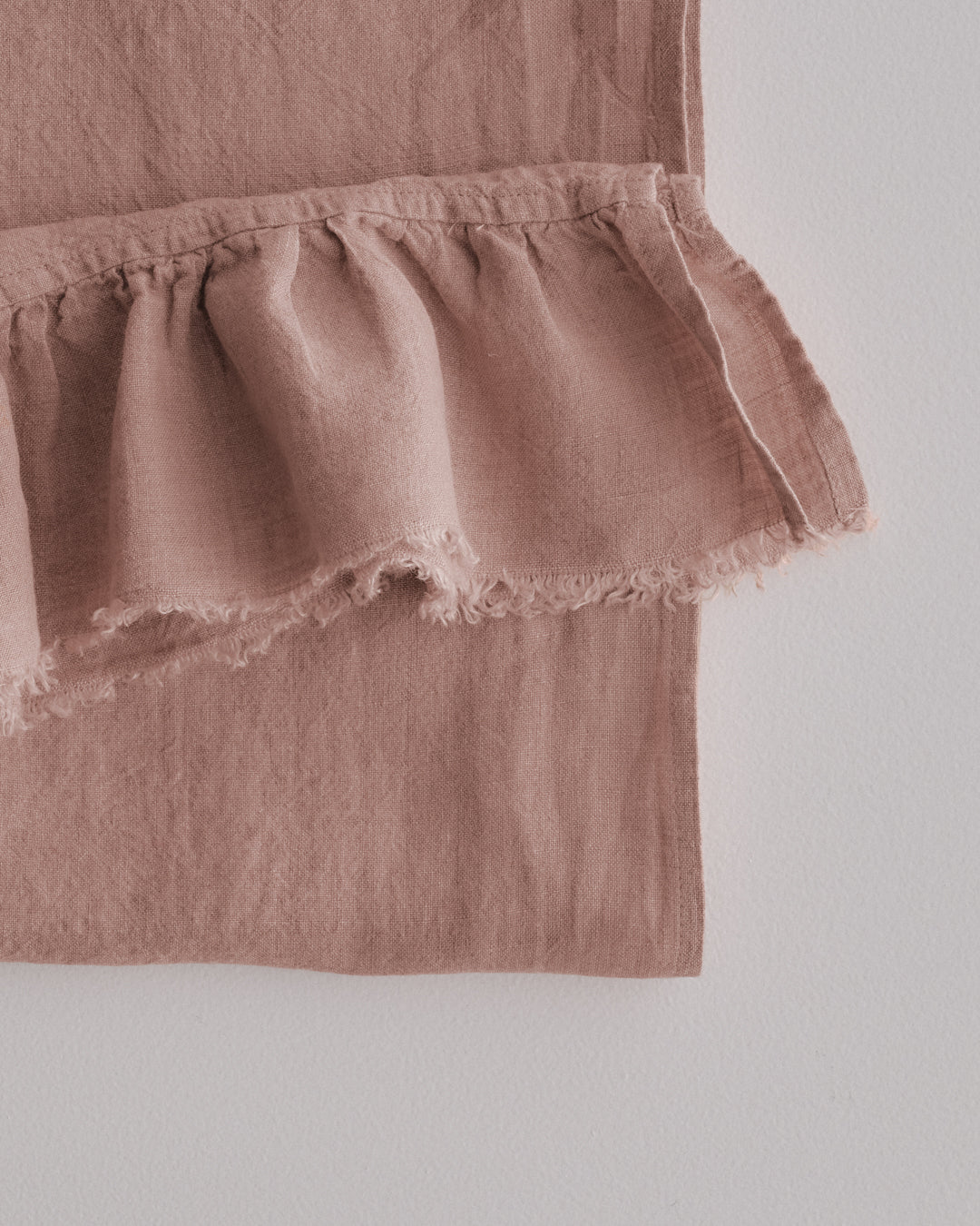 Kristine Linen Guest Towel - Rosa