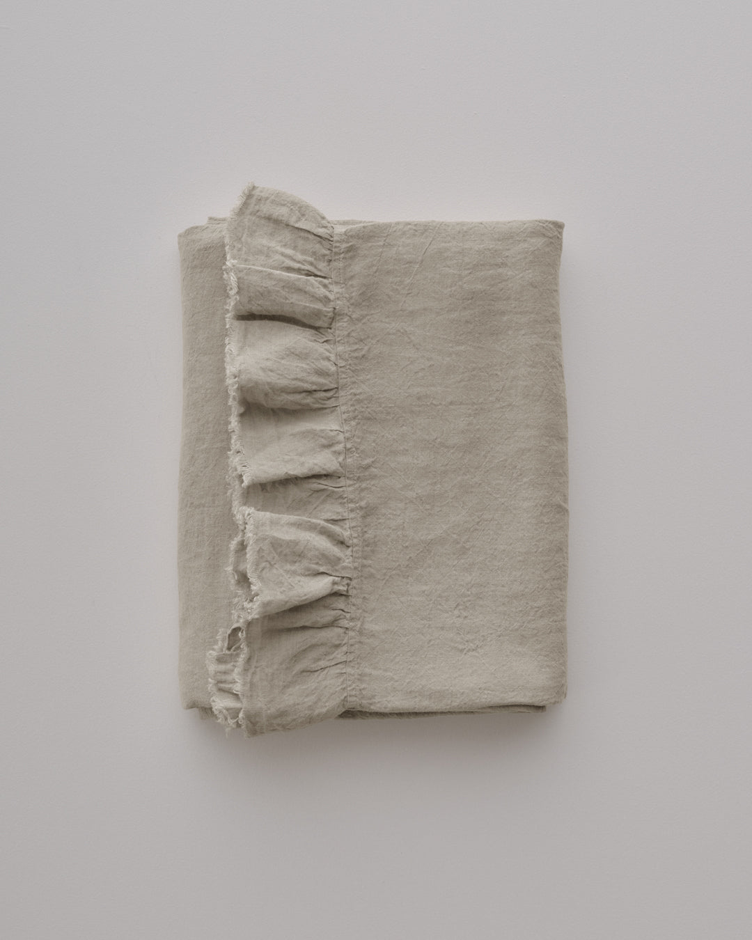 Kristine Linen Flat Sheet | Classic Taupe