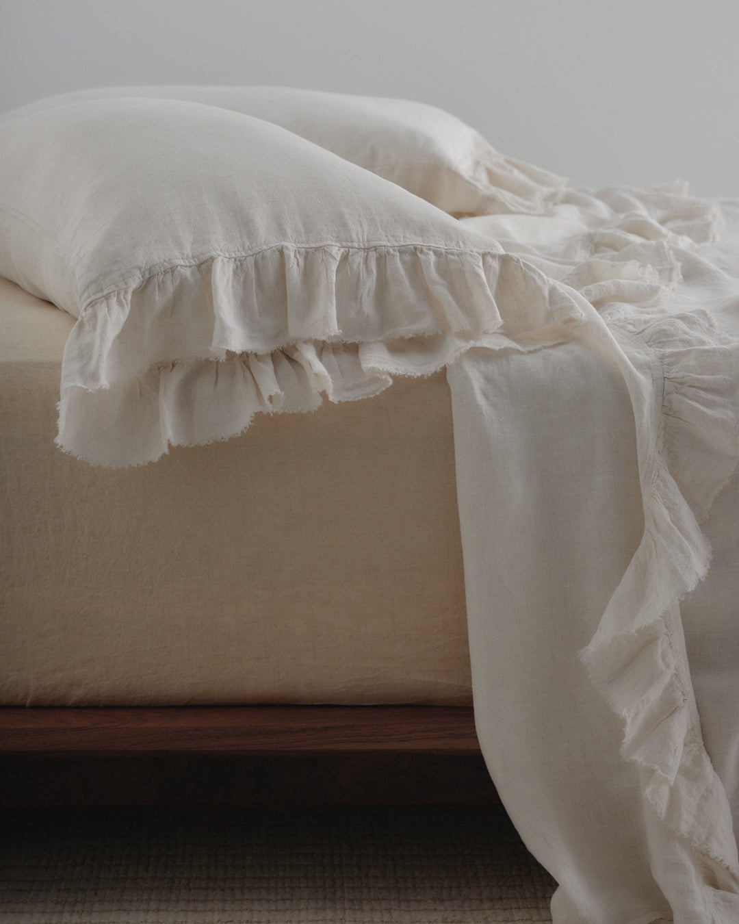 Pure Linen Pillowcases | Stone White