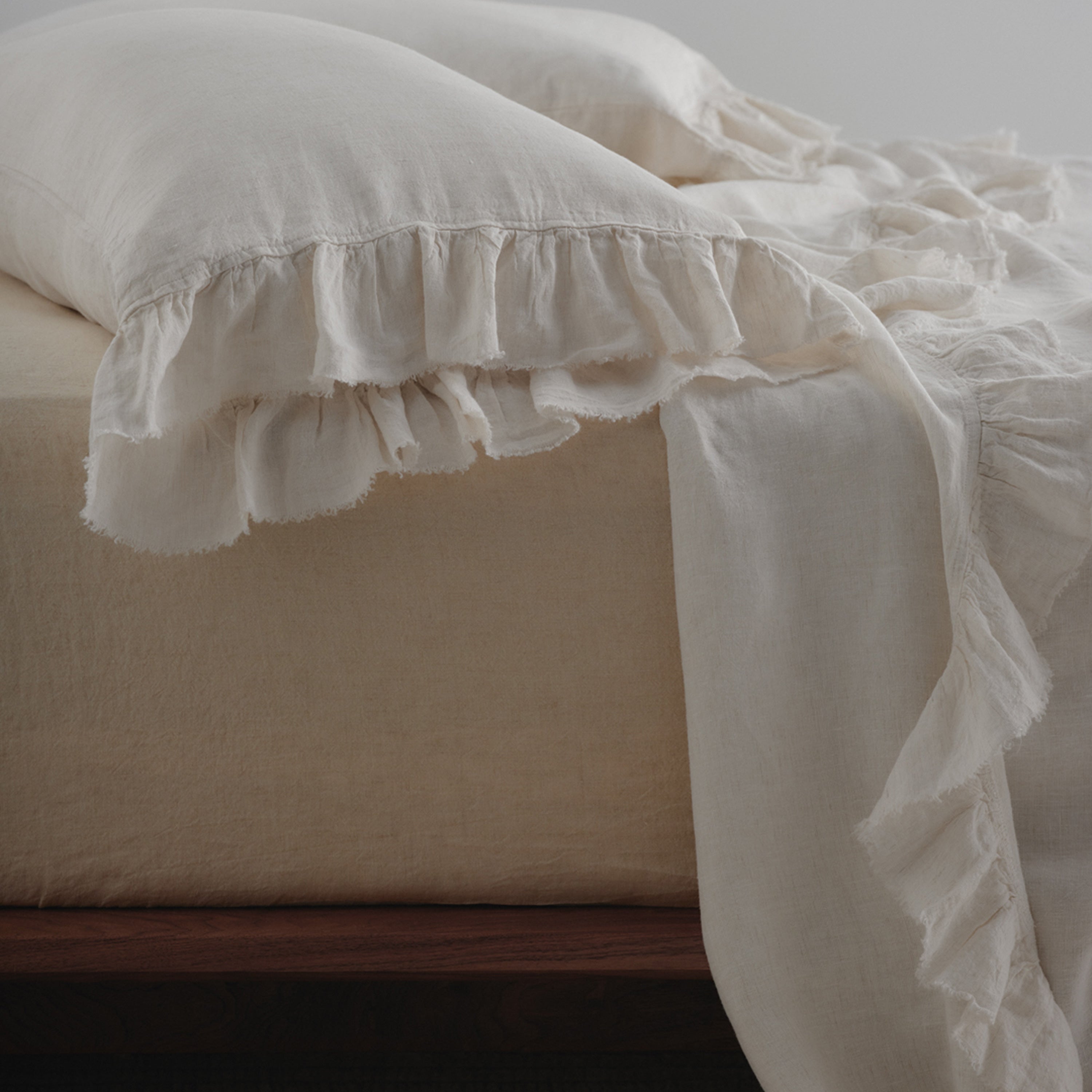 Kristine Linen Pillowcase - Petra
