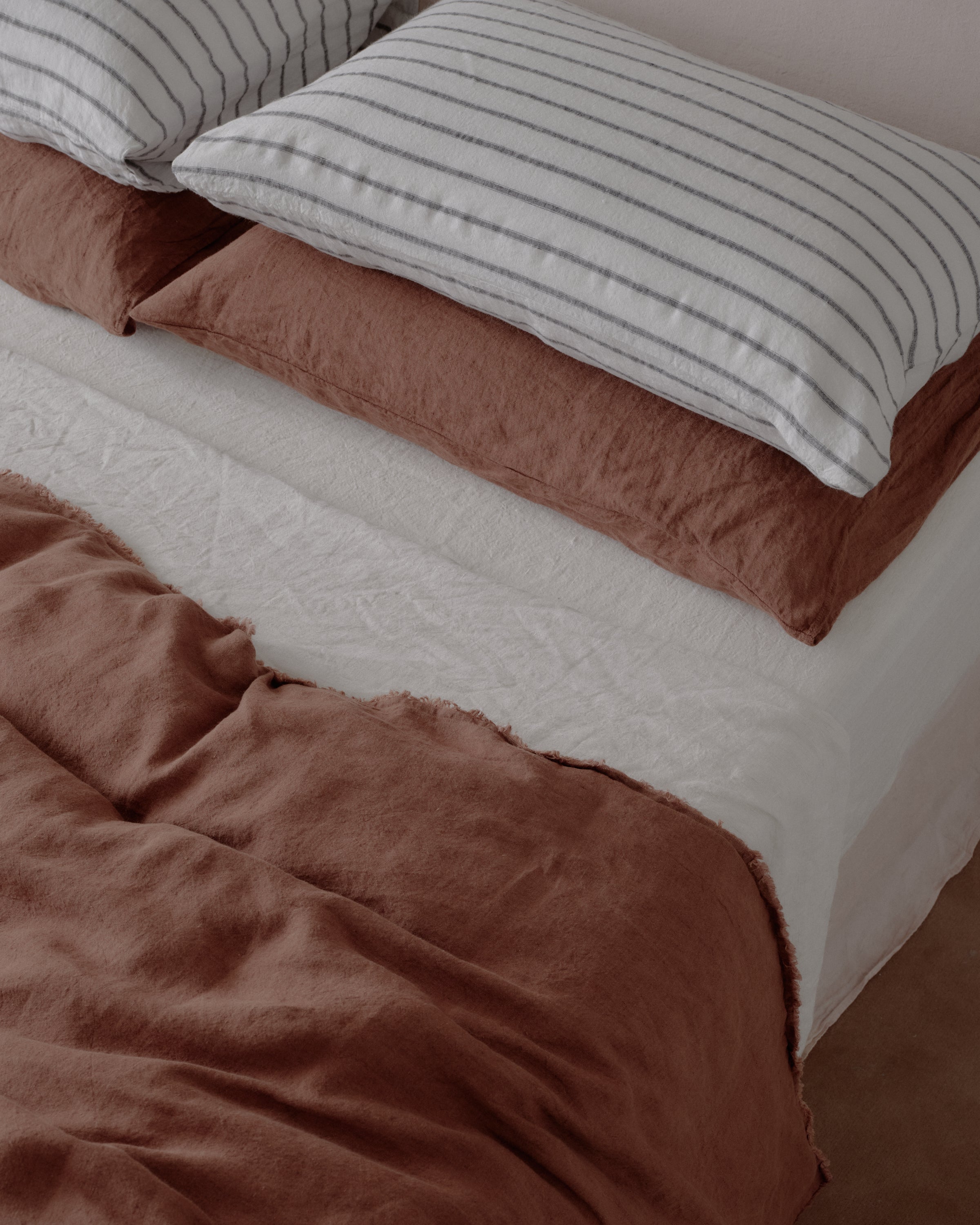 Flocca Linen Duvet Cover - Moro